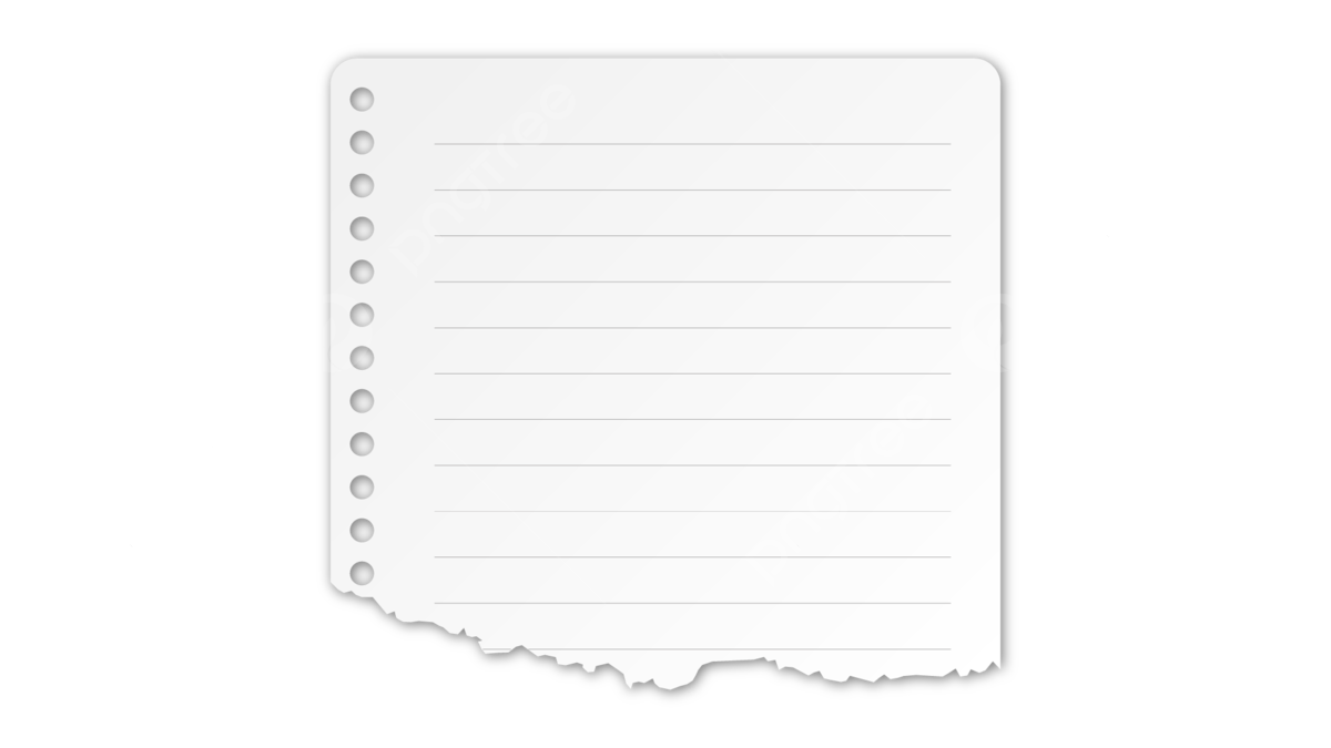 Notebook Paper PNG HD Image