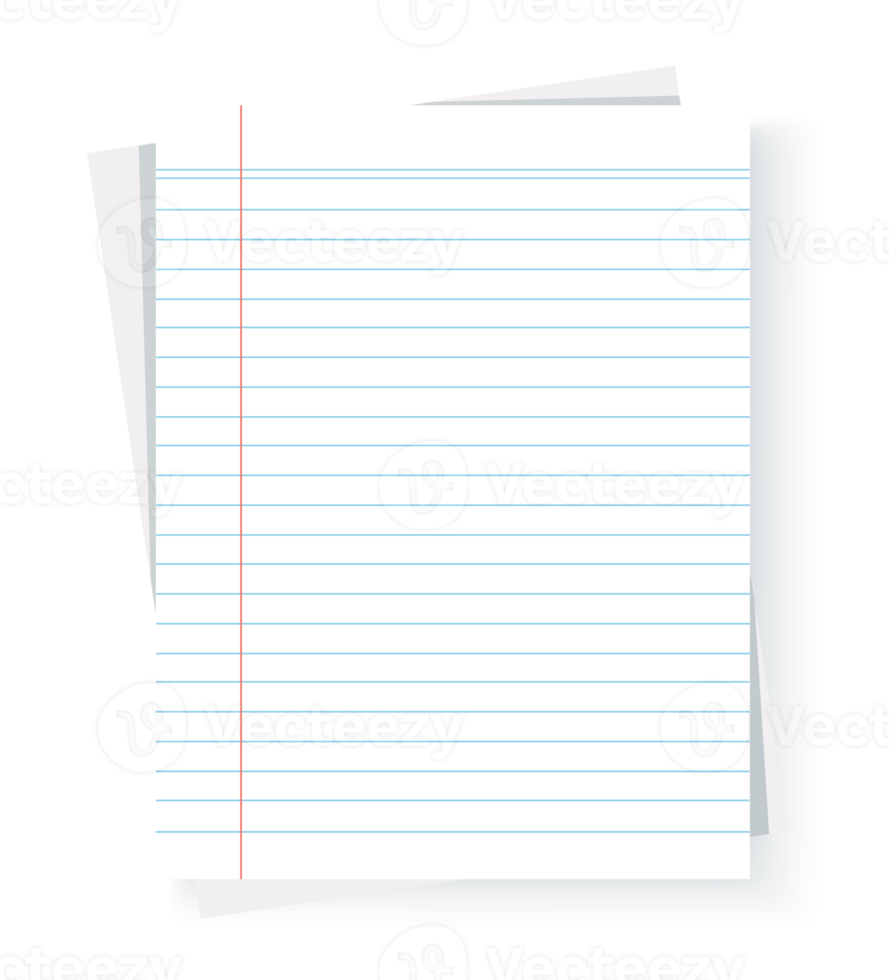 Notebook Paper PNG Image