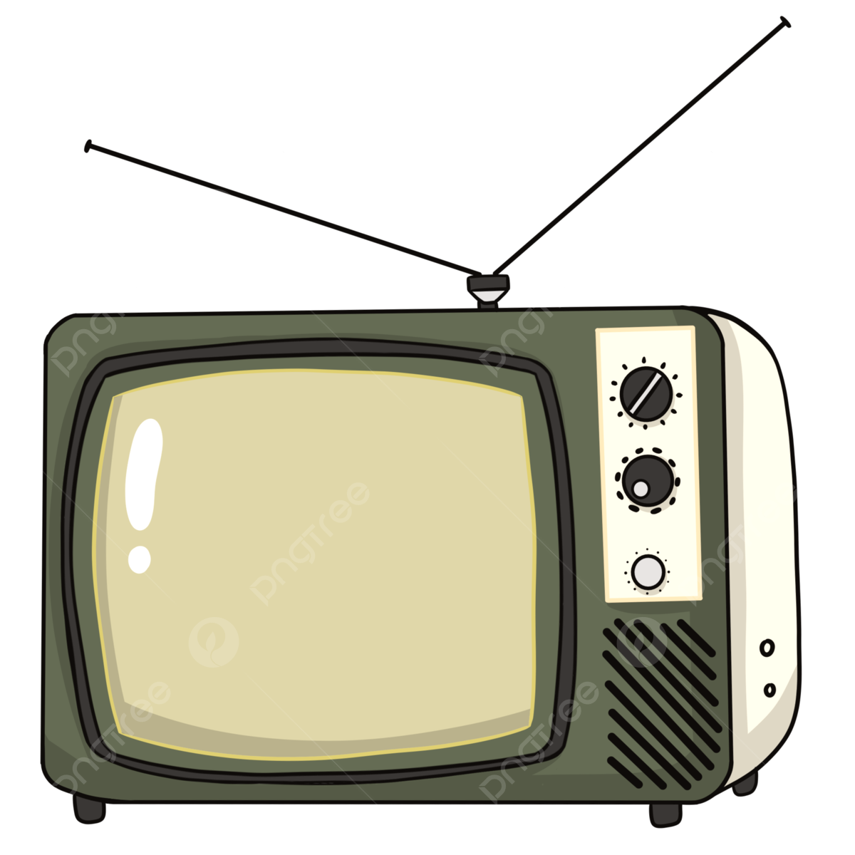 Old Tv PNG Image File
