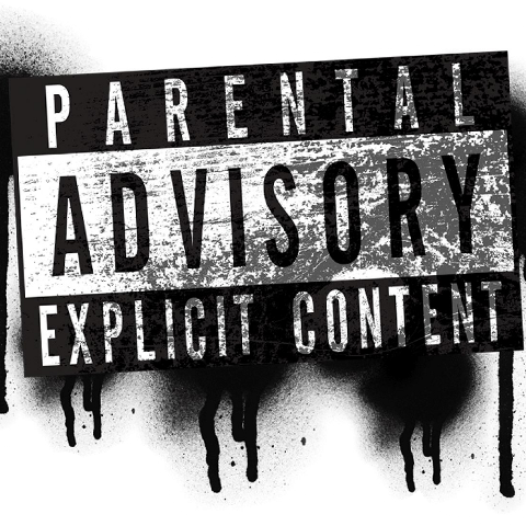 Parent Advisory Sticker PNG Image HD