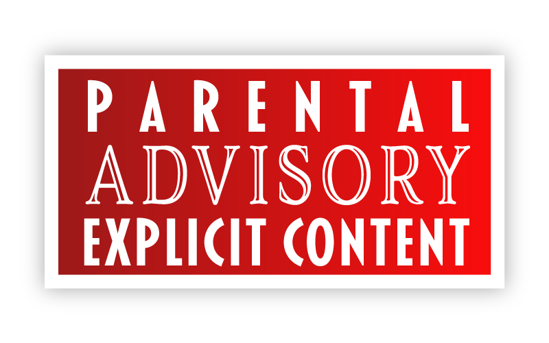 Parent Advisory Sticker PNG Images HD