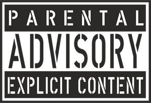 Parent Advisory Sticker PNG Photo
