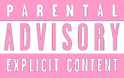 Parent Advisory Sticker PNG