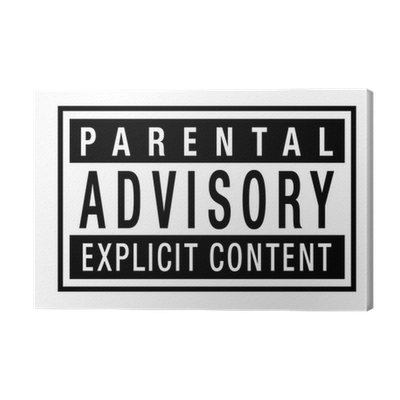 Parental Advisory Sticker Background PNG