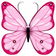 Pink Butterfly No Background