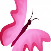 Pink Butterfly PNG Free Image