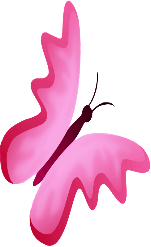 Pink Butterfly PNG Free Image
