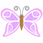 Pink Butterfly PNG Image