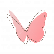 Pink Butterfly PNG Images