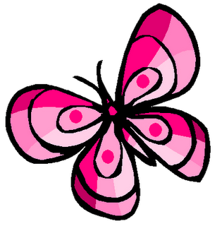 Pink Butterfly PNG Photo