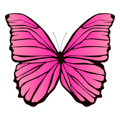 Pink Butterfly PNG Pic