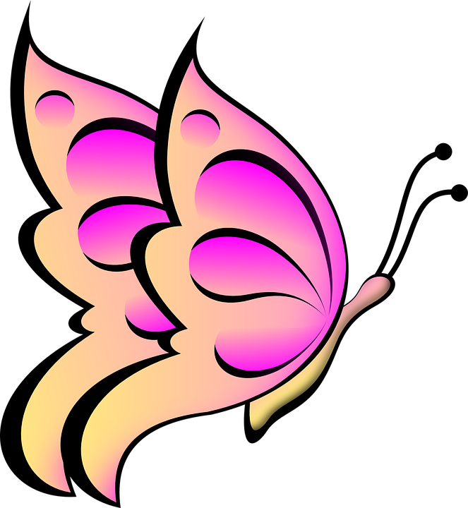 Pink Butterfly PNG