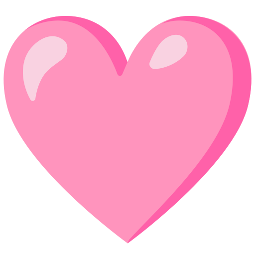 Pink Heart PNG Background