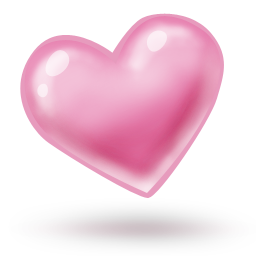 Pink Heart PNG Image
