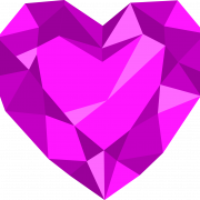 Pink Heart PNG Images