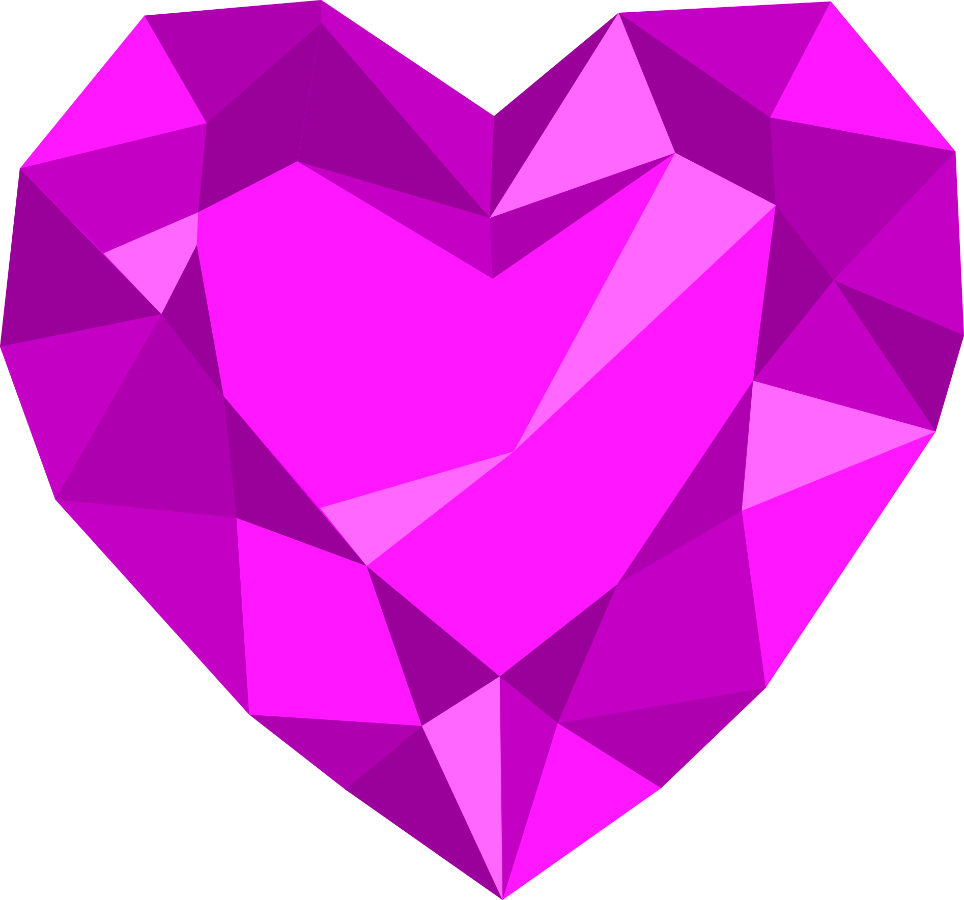 Pink Heart PNG Images