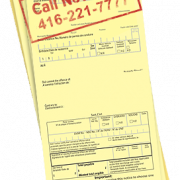 Police Ticket PNG Image HD
