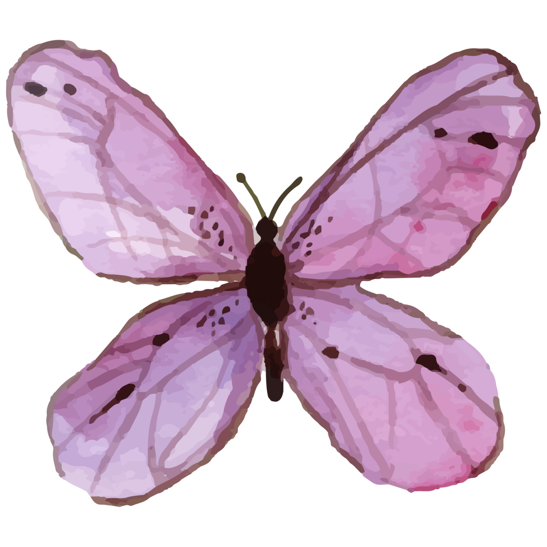 Purple Butterfly PNG Clipart