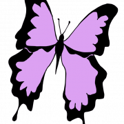 Purple Butterfly PNG File