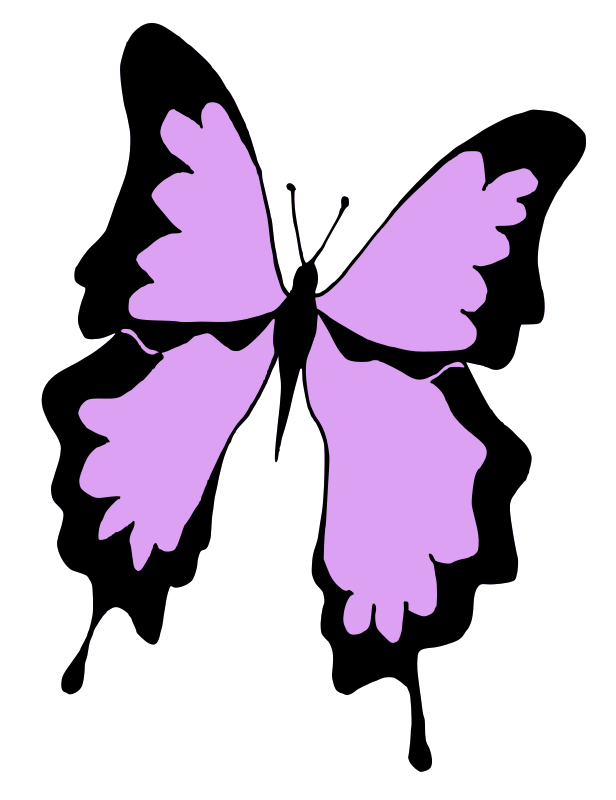 Purple Butterfly PNG File