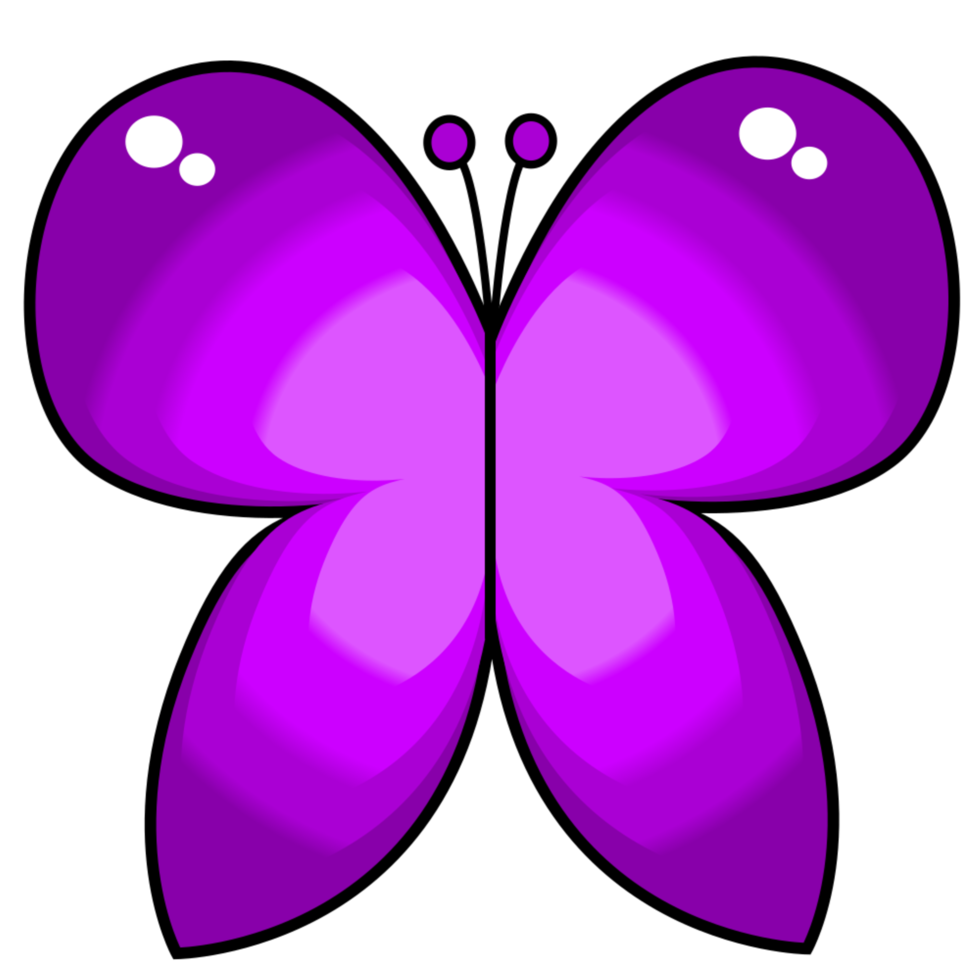 Purple Butterfly PNG Free Image