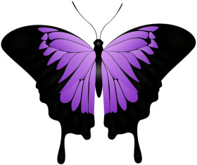 Purple Butterfly PNG Pic