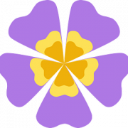 Purple Flower PNG Background