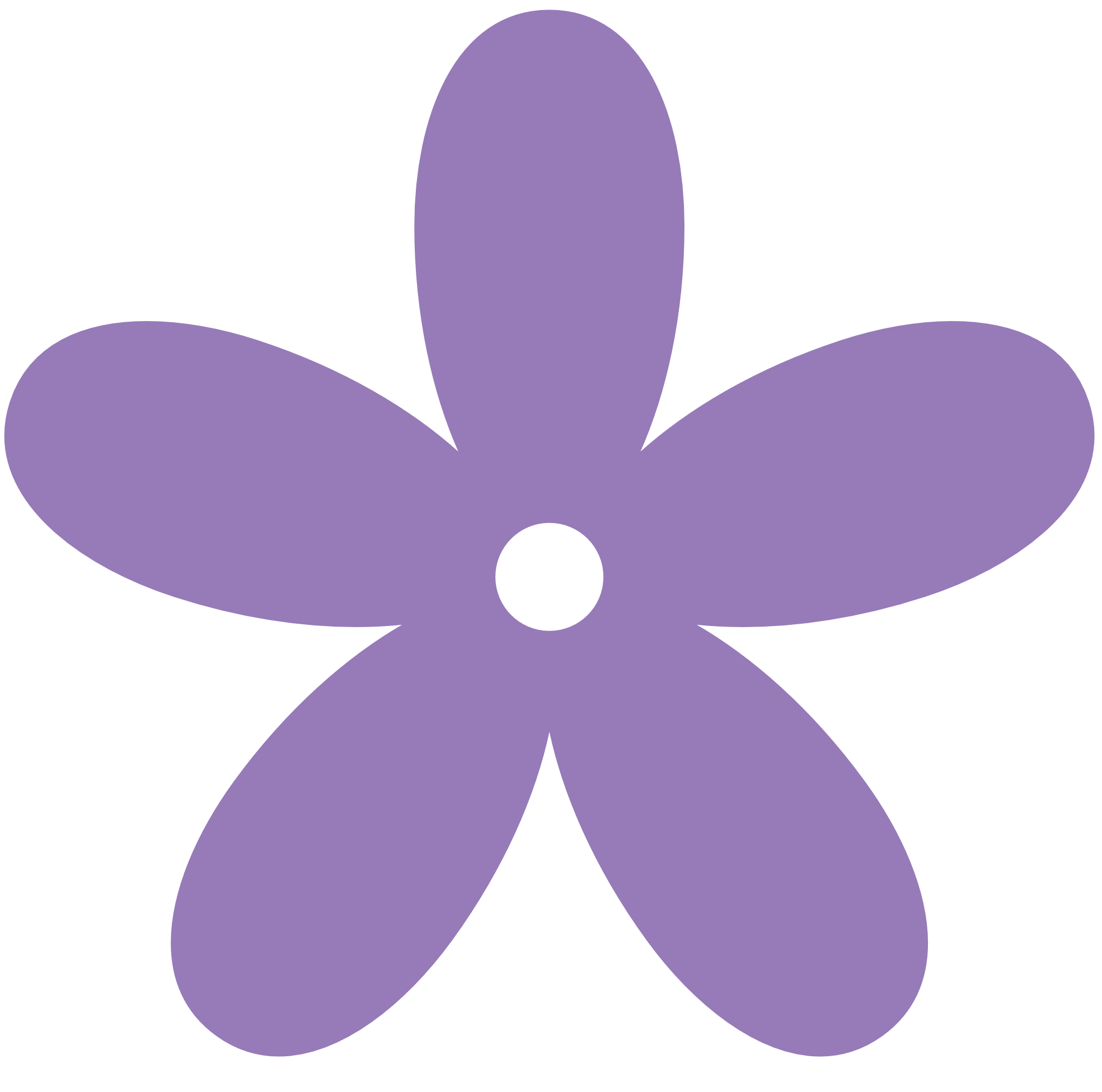 Purple Flower PNG Clipart