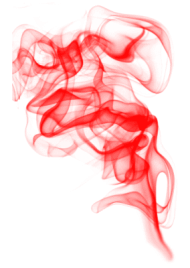 Red Smoke PNG Cutout
