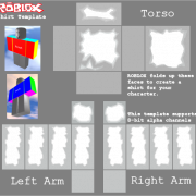 Roblox Shirt Template PNG File