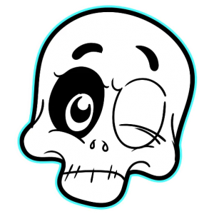 Skull Emoji PNG Cutout