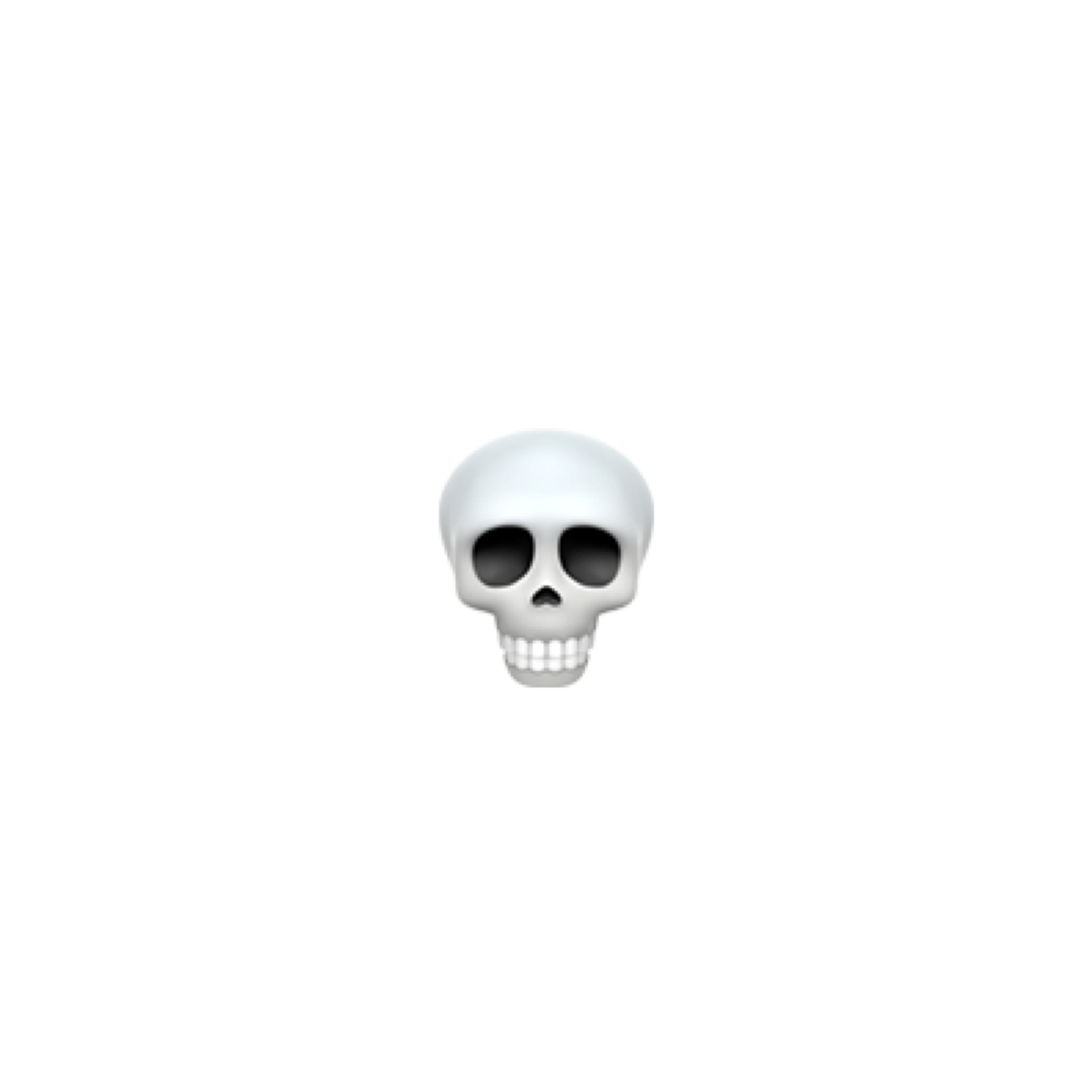 Skull Emoji PNG Free Image
