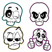 Skull Emoji PNG Photo