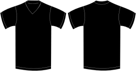 T Shirt Black Background PNG