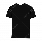 T Shirt Black PNG File