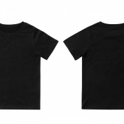 T Shirt Black PNG HD Image