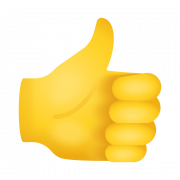 Thumbs Up Emoji No Background