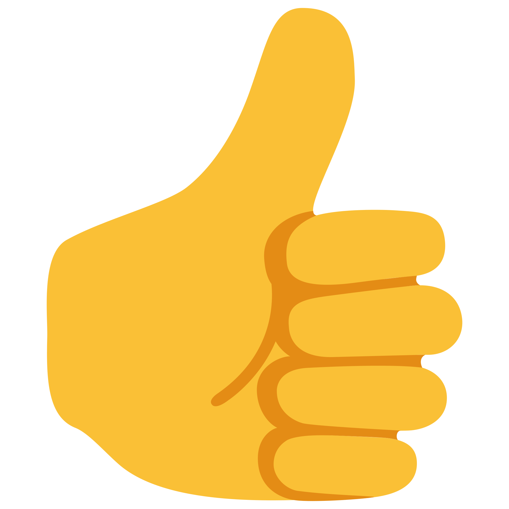 Thumbs Up Emoji PNG Clipart