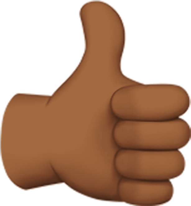 Thumbs Up Emoji PNG Cutout