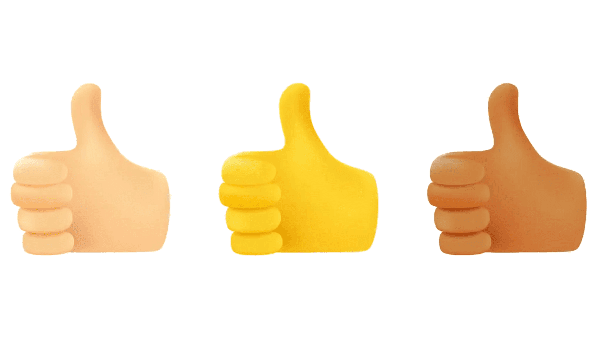 Thumbs Up Emoji PNG File