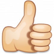 Thumbs Up Emoji PNG Images