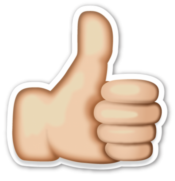 Thumbs Up Emoji Transparent