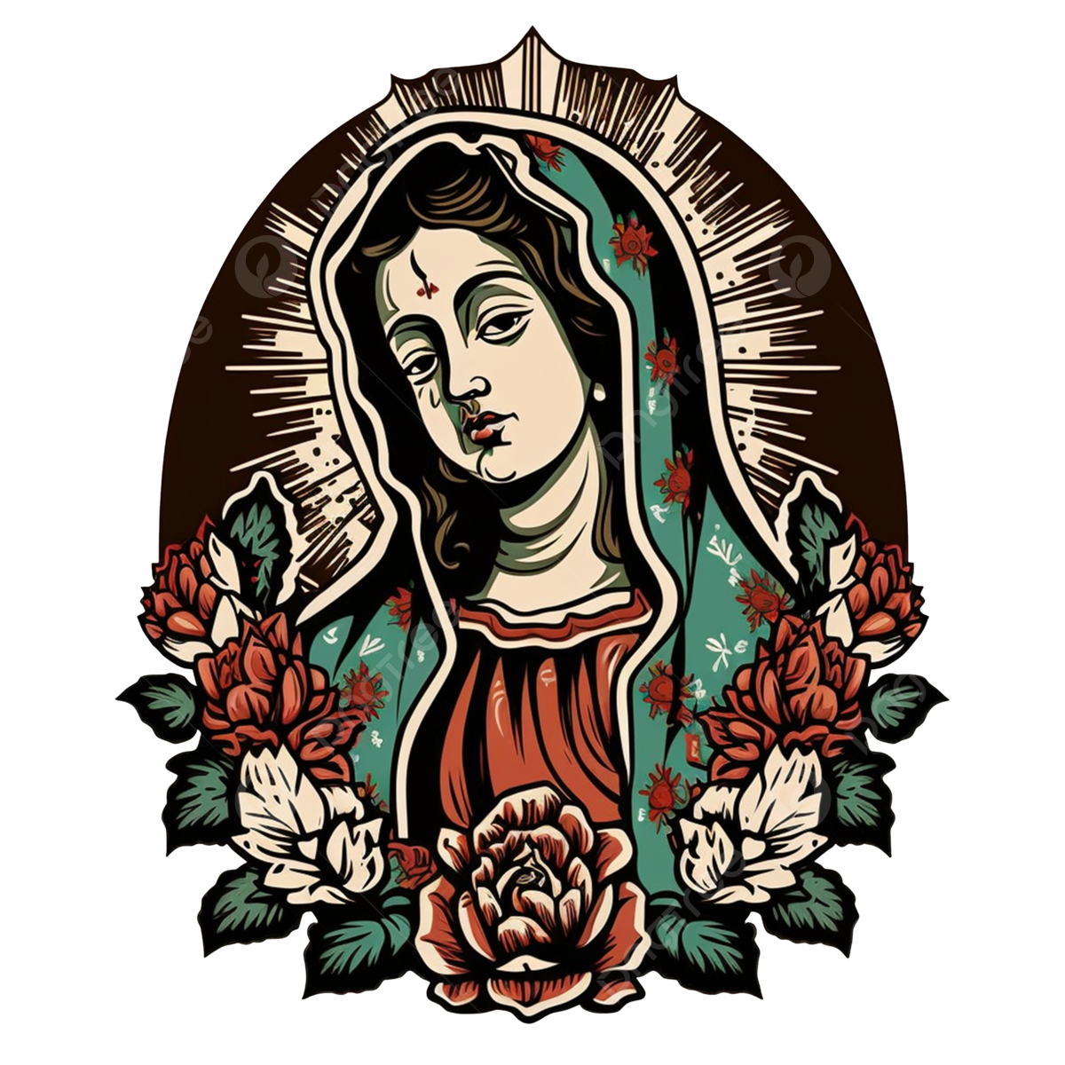 Virgen De Guadalupe PNG Clipart