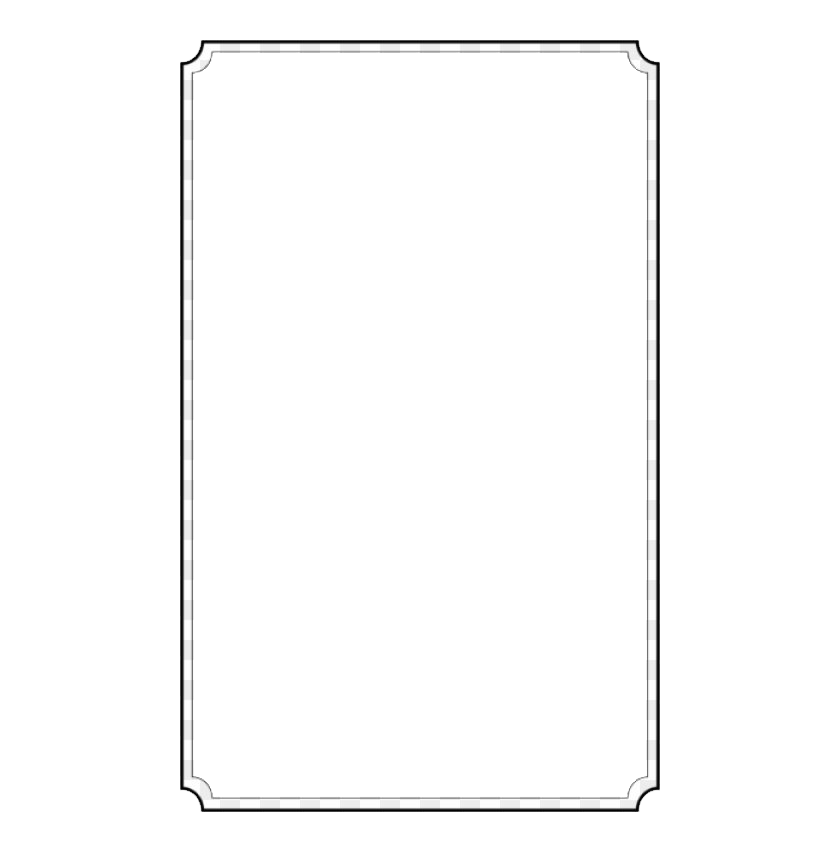 White Rectangle PNG File
