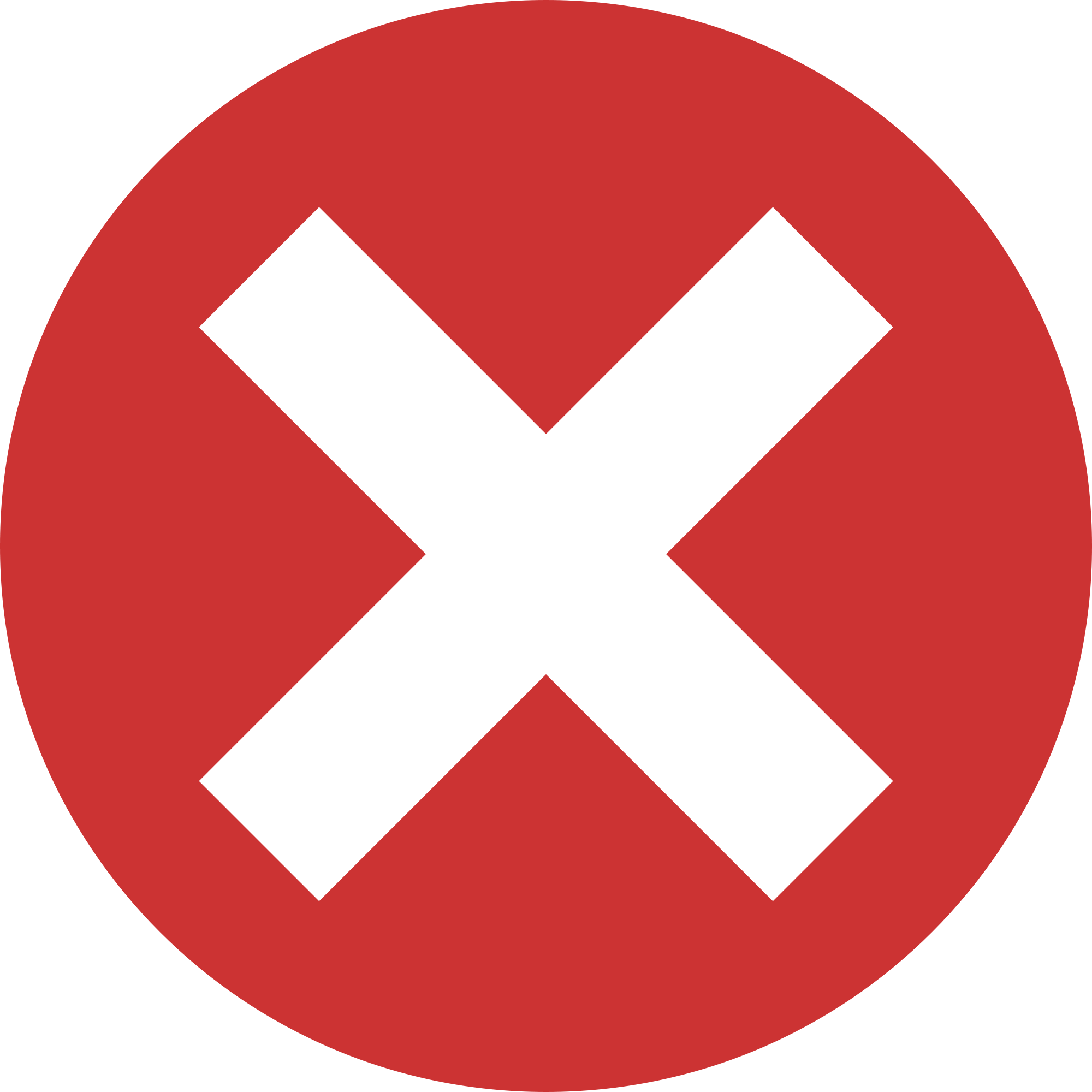 X Red PNG Image