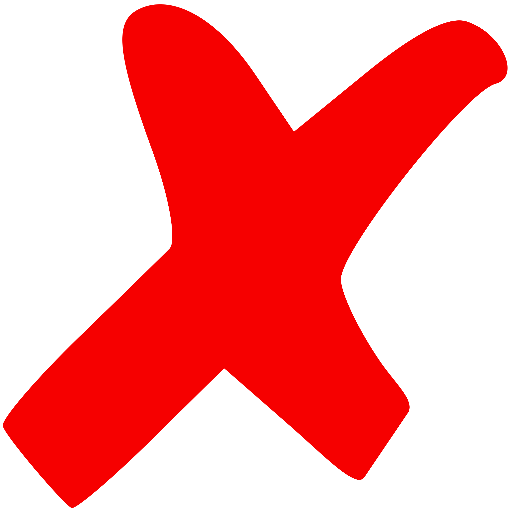 X Red PNG Images