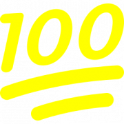 100 Emoji PNG File