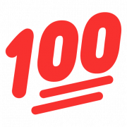 100 Emoji PNG Image File