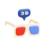 3D Glasses PNG File