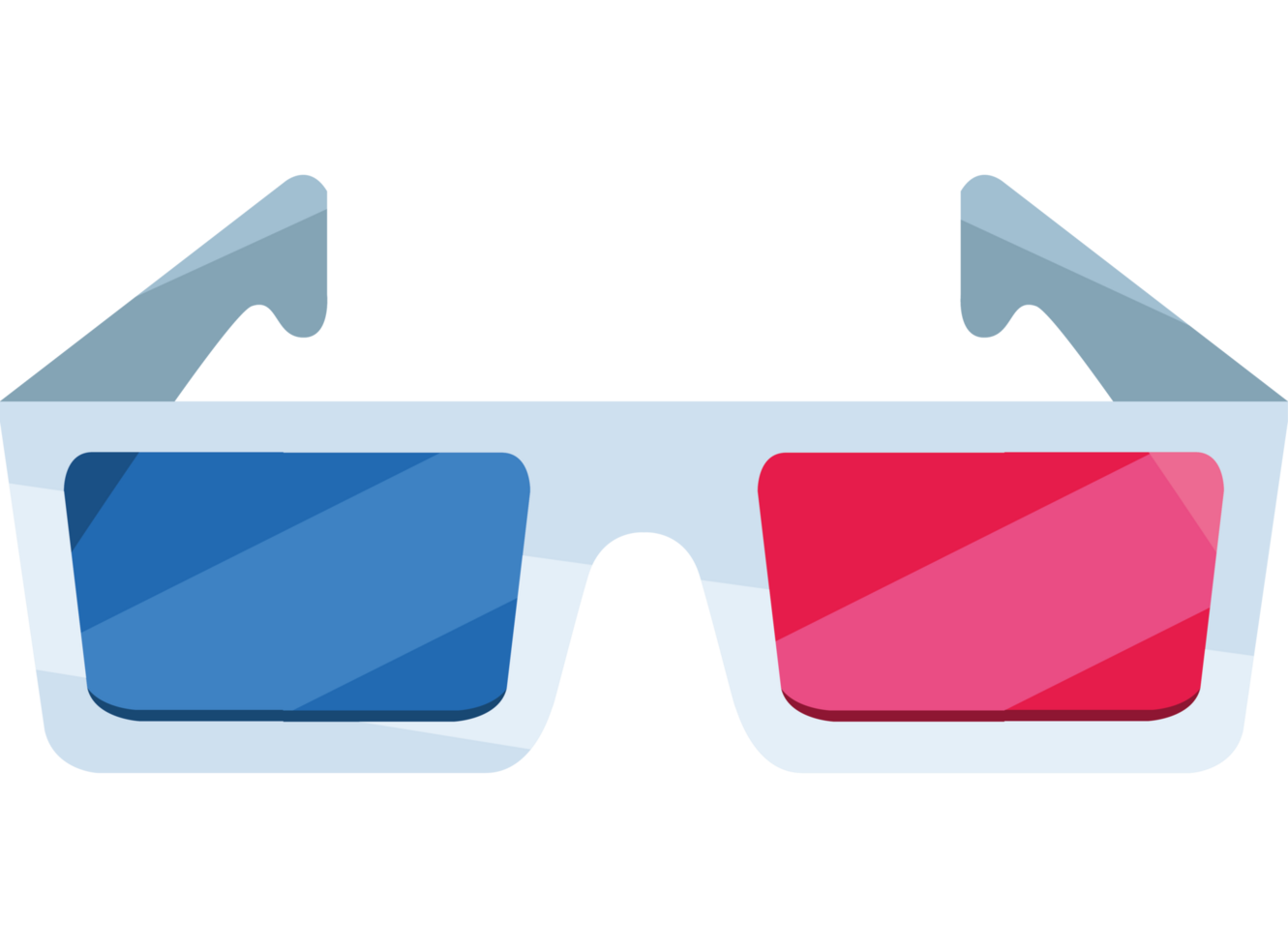 3D Glasses PNG Image File